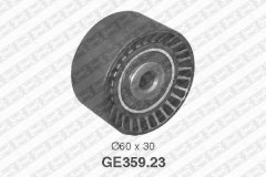 GE359.23_ролик обводной ремня ГРМ C3, 206 для PEUGEOT 206+ (T3E) 1.4 HDi eco 70 2009-, код двигателя 8HR(DV4C),8HX(DV4TD),8HZ(DV4TD), V см3 1398, кВт 50, л.с. 68, Дизель, NTN-SNR GE35923